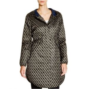 Armani Collezioni Patterned Rain Coat - Size 8